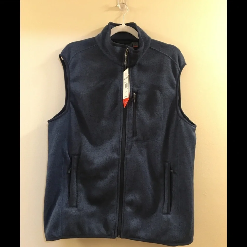 Free Country Men's Heather Indigo Blue 07.